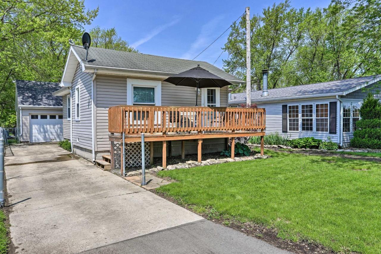 Home With Lake-View Deck By Camp Perry And Magee Marsh Port Clinton Esterno foto
